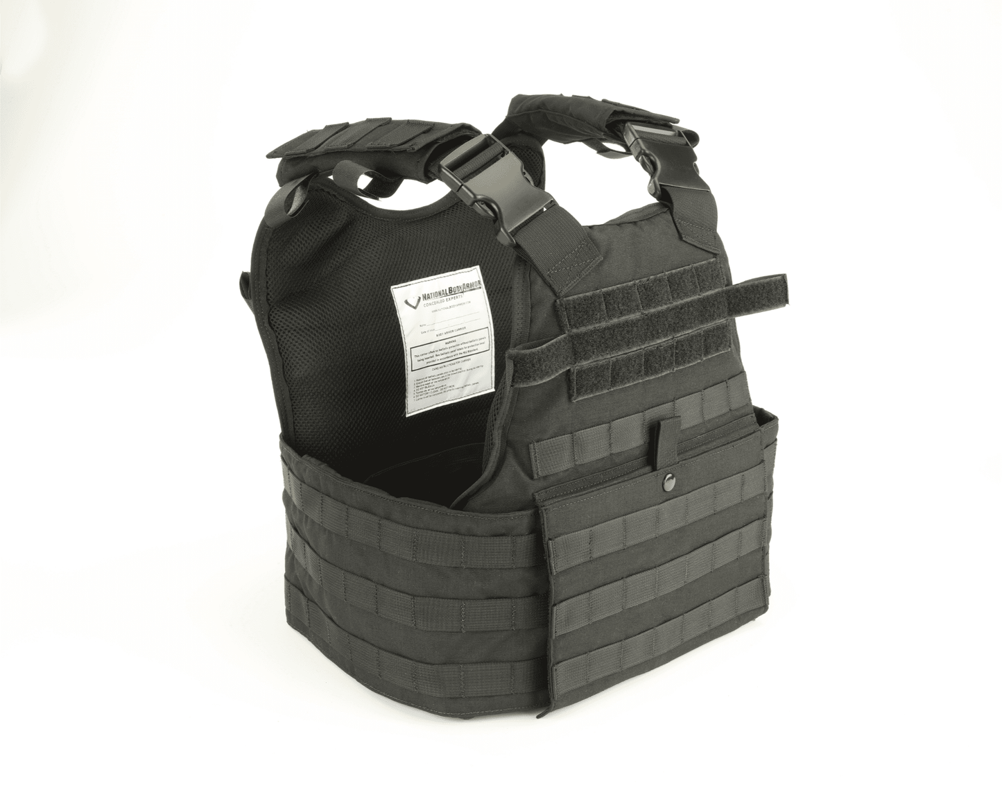 Professional Plate Carrier with Cummerbund Color Black - Skoutley Outdoors LLC