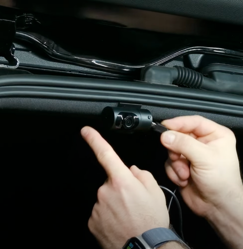 Load image into Gallery viewer, Universal Rear Dash Camera Mount | Rear Headliner Attachment
