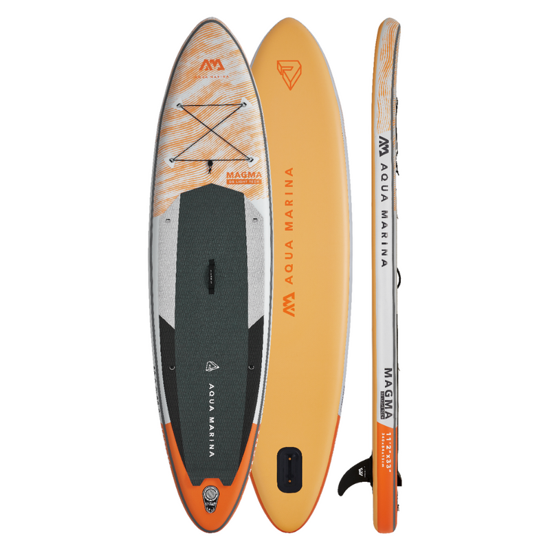 Load image into Gallery viewer, Aqua Marina MAGMA 11'2" Inflatable Paddle Board All-Around Advanced SUP

