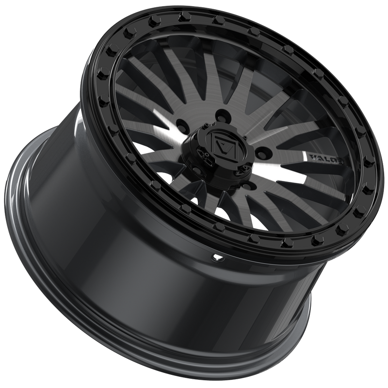 Load image into Gallery viewer, V06 BEADLOCK 15X8 +40 5X114.3 BRUSHED GUNMETAL
