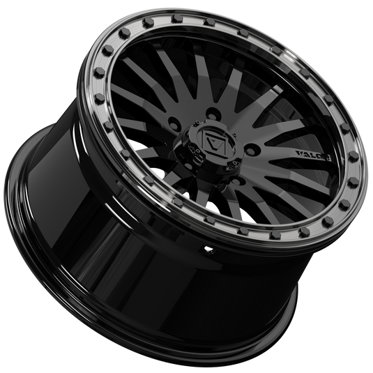V06 BEADLOCK 15X8 +40 5X114.3 GLOSS BLACK