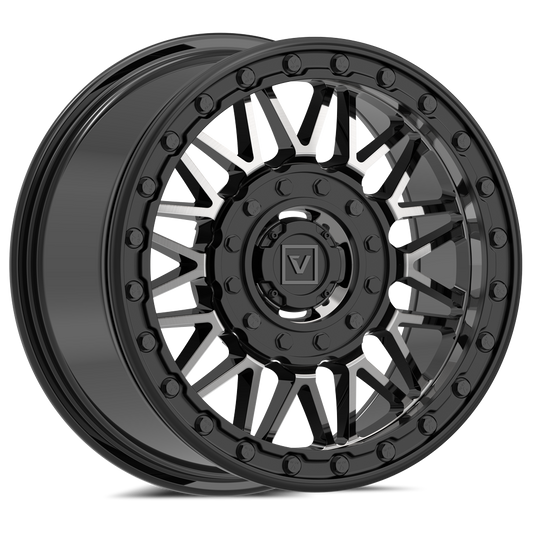 V08 BEADLOCK 15X7 +30MM 4X137/4X156 DARK TINT