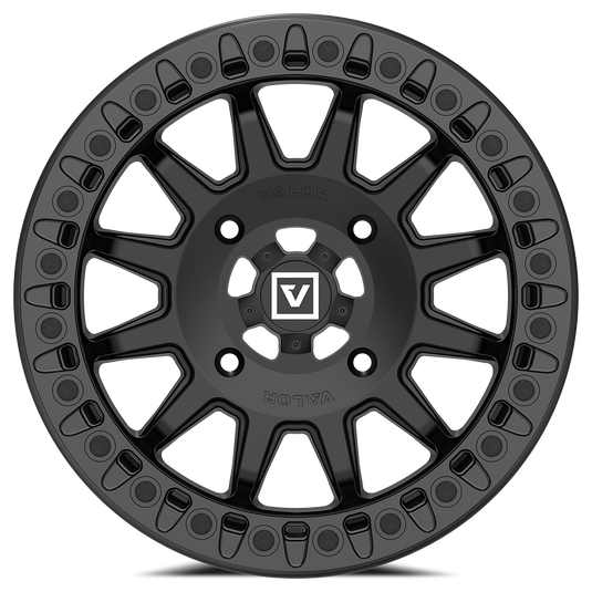 V09 BEADLOCK 15X7 +40 4X156 SATIN BLACK
