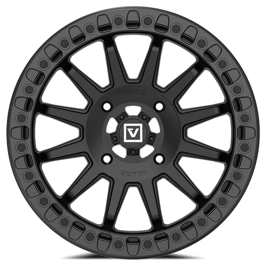 V09 BEADLOCK 17X8 +40 4X137 SATIN BLACK