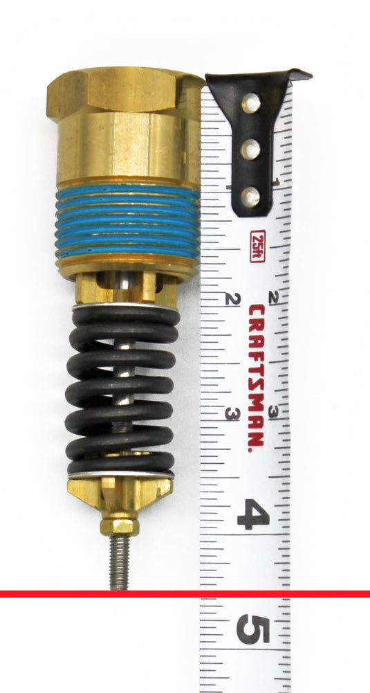 Flame King Pressure Relief Valve for 239LB and 420LB Refrigerant Recovery Tanks with 400 PSI 3/4″ MPT Fitting
