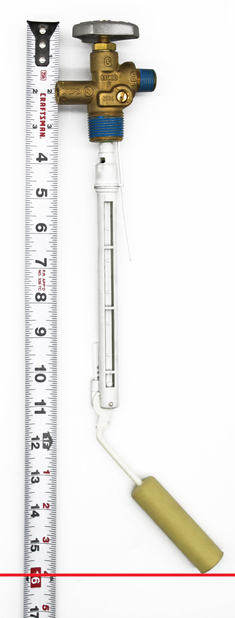 Load image into Gallery viewer, Flame King Overfill Protection Valve for 20lb Buffer Propane Tank
