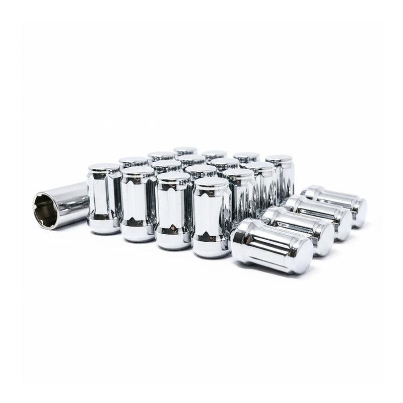 Load image into Gallery viewer, 12X1.25 SPLINE 4/5 LUG KIT 1.38" CHROME
