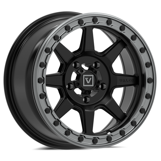 V13 BEADLOCK 15X7 +10MM 5X114.3 SATIN BLACK