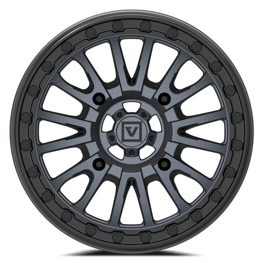 V16 BEADLOCK 15X8 -12MM 4X156 SATIN GUNMETAL