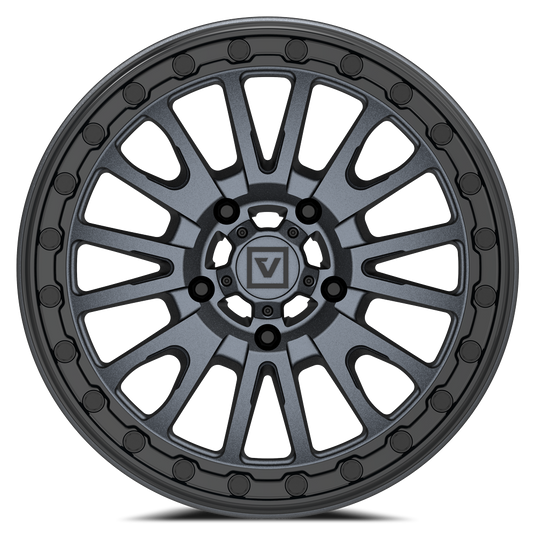 V16 BEADLOCK 15X8 -12MM 5X114.3 SATIN GUNMETAL
