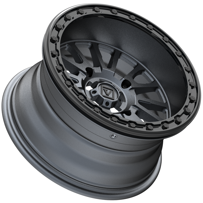 Load image into Gallery viewer, V16 BEADLOCK 15X8 -12MM 4X137 SATIN GUNMETAL
