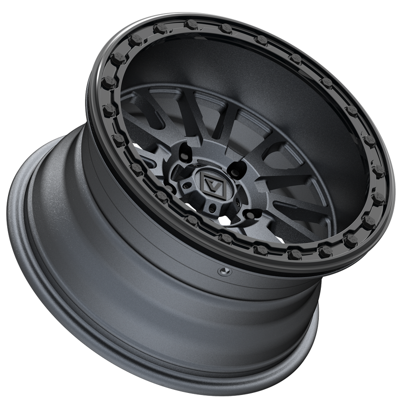 Load image into Gallery viewer, V16 BEADLOCK 15X8 -12MM 5X114.3 SATIN GUNMETAL
