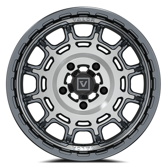 V17 15X8 +10MM 5X114.3 BRUSHED GUNMETAL