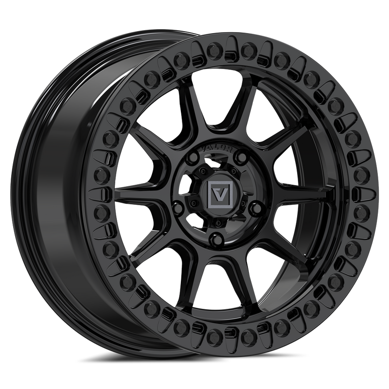 Load image into Gallery viewer, V18 BEADLOCK 15X7 +30MM 5X114.3 GLOSS BLACK
