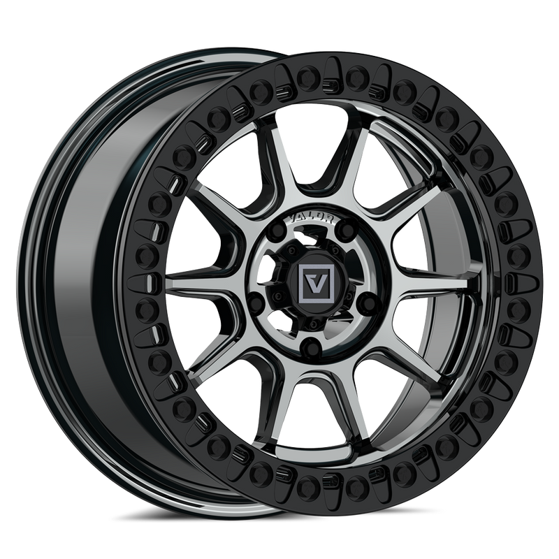 Load image into Gallery viewer, V18 BEADLOCK 15X7 +30MM 5X114.3 HYPER BLACK
