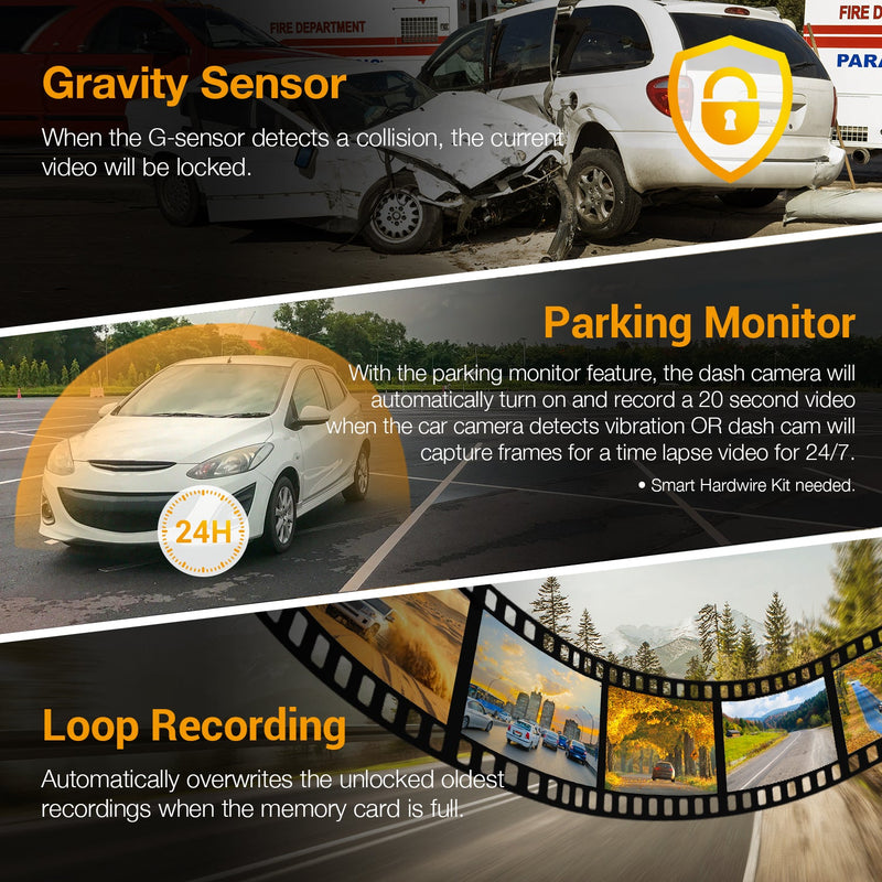 Load image into Gallery viewer, Rexing V1-4K Ultra HD Car Dash Cam w/ Built-in GPS Logger, Wi-Fi, and CPL Filter Included
