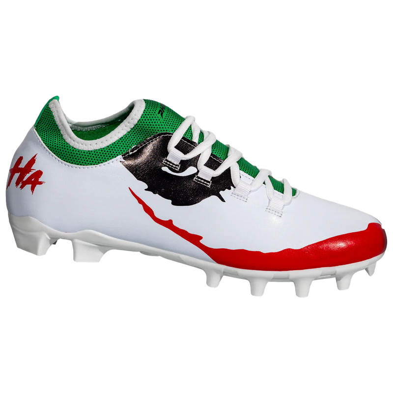 Load image into Gallery viewer, The Officially Licensed Joker Youth Football Cleats - Velocity 2.0 by Phenom Elite
