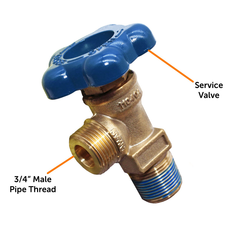 Load image into Gallery viewer, Flame King 239lb and 420lb Refrigerant Tank Vapor Valve
