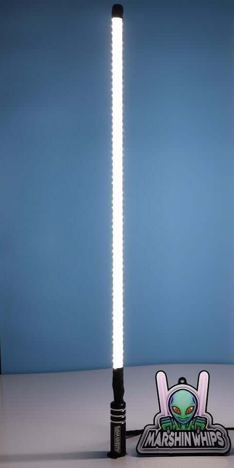 Load image into Gallery viewer, V2 Black Out LED Whip: The Ultimate Stealth Single
