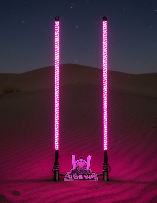 V2 Black Out LED Whip Set: The Ultimate Stealth