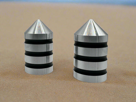 Marshin Whips Billet Magnetic Base Caps | Protective Dust Covers | Pair