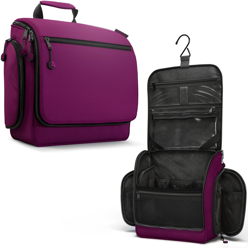 Load image into Gallery viewer, Hanging Travel Toiletry Bag
