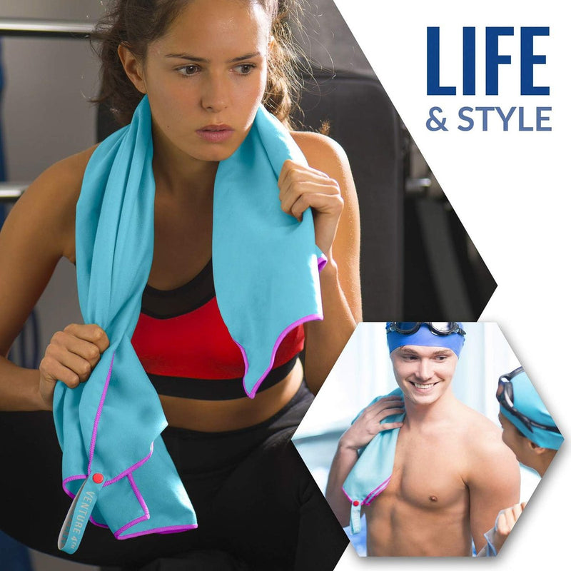 Load image into Gallery viewer, VENTURE 4TH Quick Dry Microfiber Towel
