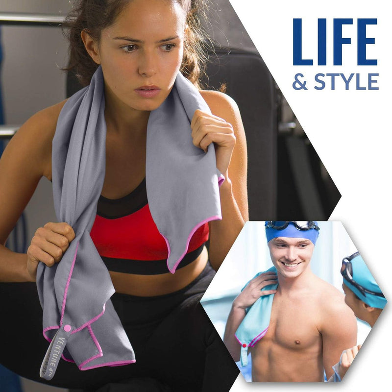 Load image into Gallery viewer, VENTURE 4TH Quick Dry Microfiber Towel
