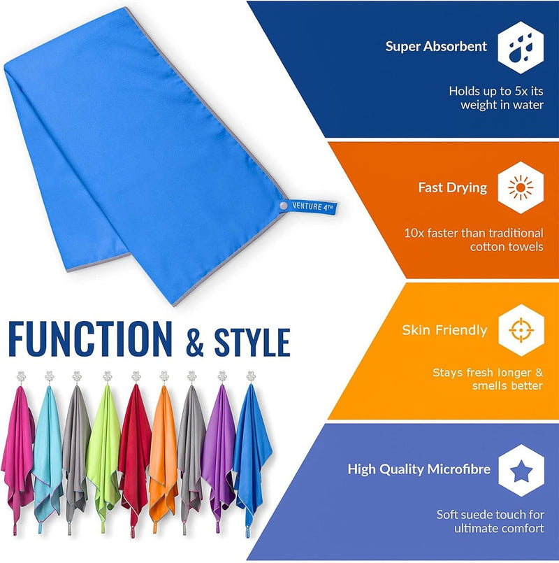 Load image into Gallery viewer, VENTURE 4TH Quick Dry Microfiber Towel
