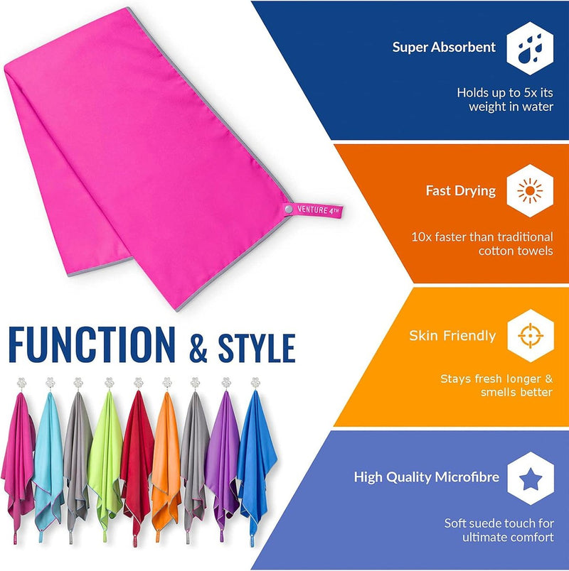 Load image into Gallery viewer, VENTURE 4TH Quick Dry Microfiber Towel
