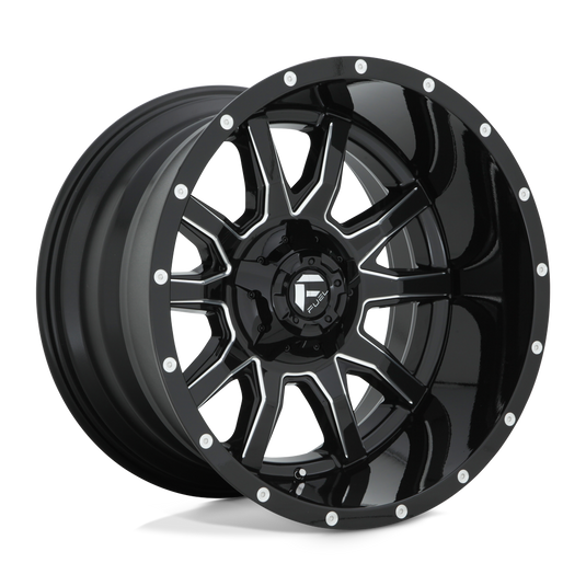 Fuel 1 Pc D627 Vandal Gloss Black Milled