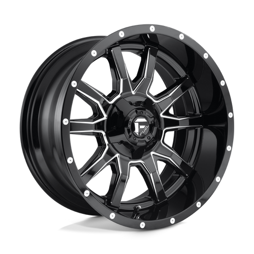 Fuel 1 Pc D627 Vandal Gloss Black Milled