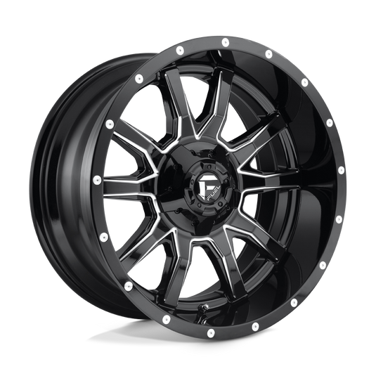 Fuel 1 Pc D627 Vandal Gloss Black Milled