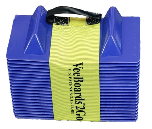 (20) Stacking VeeBoards® Ratchet Strap Corner Protectors VB2GO | COLOR OPTIONS