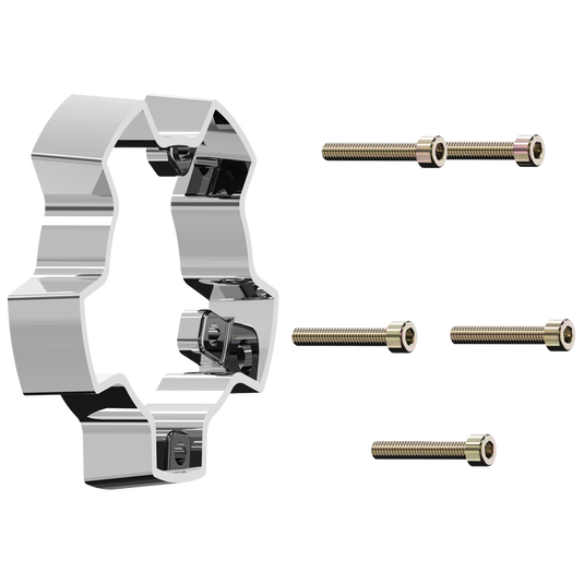 VCAP2 CAP RISER CHROME - ABS