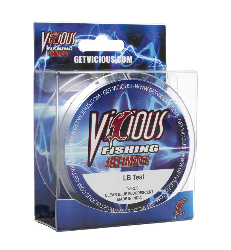 Load image into Gallery viewer, Vicious Ultimate Clear-Blue Fluorescent Mono - 6 Lb Test
