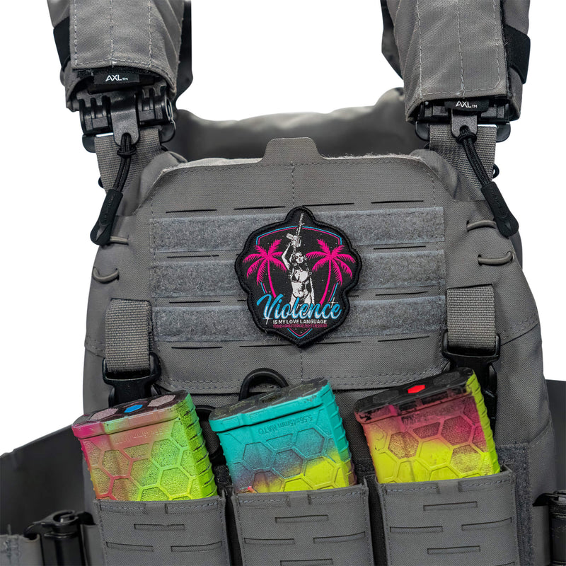 Load image into Gallery viewer, Violence Is My Love Language Velcro Patch
