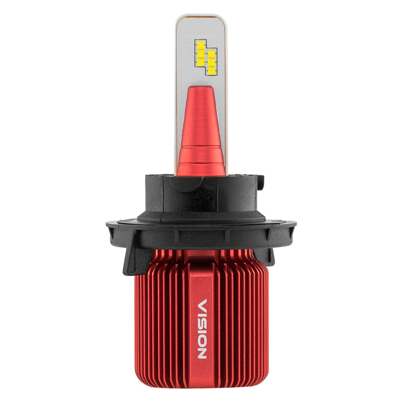 Load image into Gallery viewer, VISION H13 High/Low CSP LED Conversion Kit 6500K White 8000/5000 Lumens 50/30 Watts
