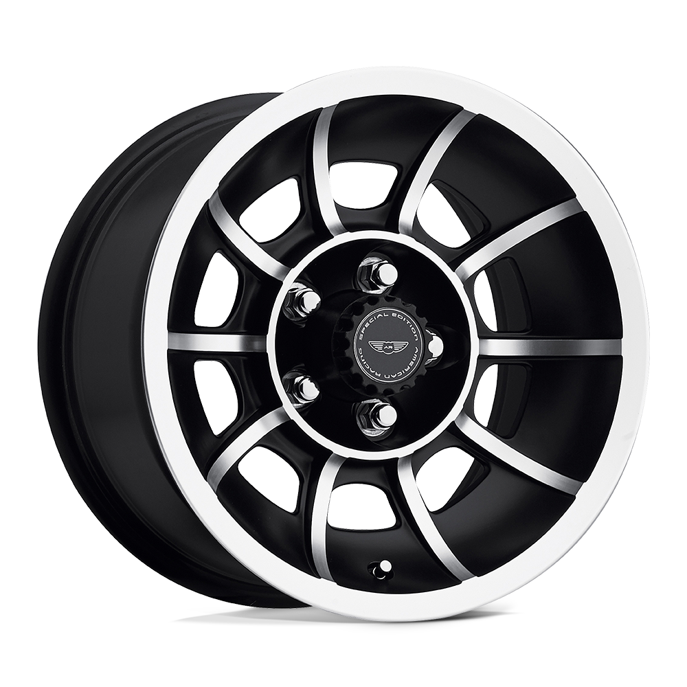 American Racing Vintage Vn47 Vector Satin Black Machined