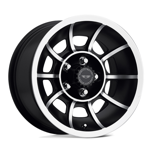 American Racing Vintage Vn47 Vector Satin Black Machined