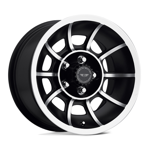 American Racing Vintage Vn47 Vector Satin Black Machined