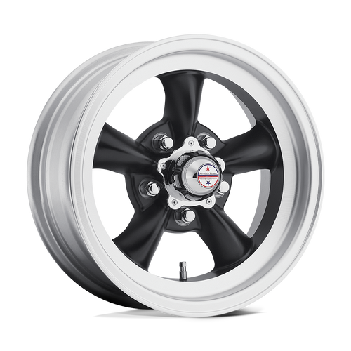 American Racing Vintage Vn105 Torq Thrust D Satin Black Machined Lip