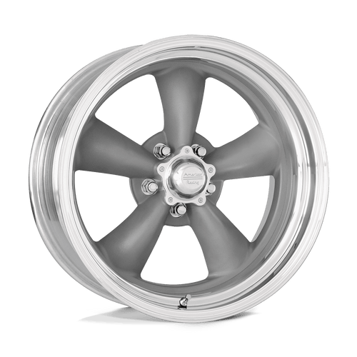 American Racing Vintage Torq Thrust Gray Polished Lip