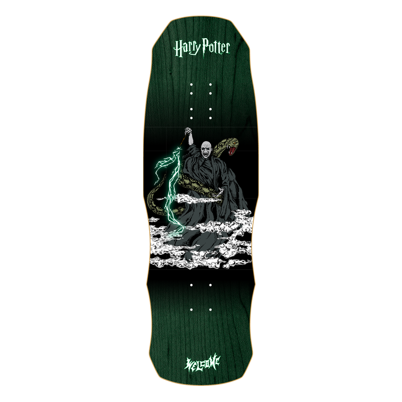 Load image into Gallery viewer, Welcome x Harry Potter Voldemort on Dark Lord Deck - 9.75″ Dark Green Stain
