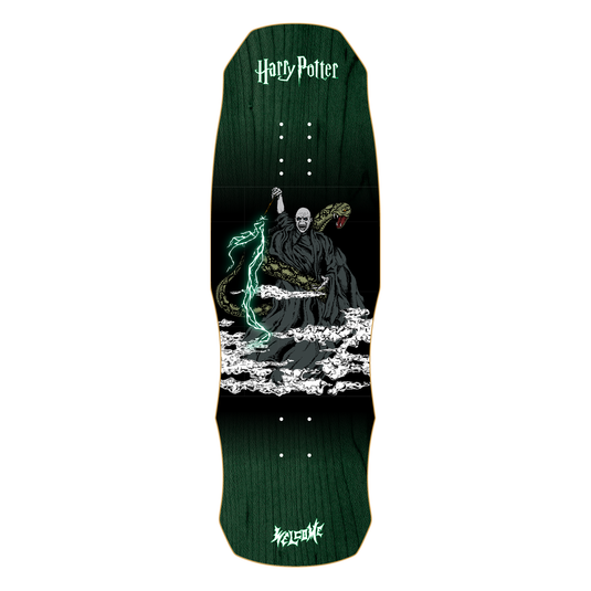 Welcome x Harry Potter Voldemort on Dark Lord Deck - 9.75″ Dark Green Stain