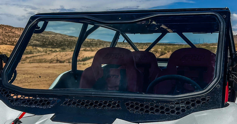 Load image into Gallery viewer, Moto Armor VOODOO KRX Full Glass Windshield

