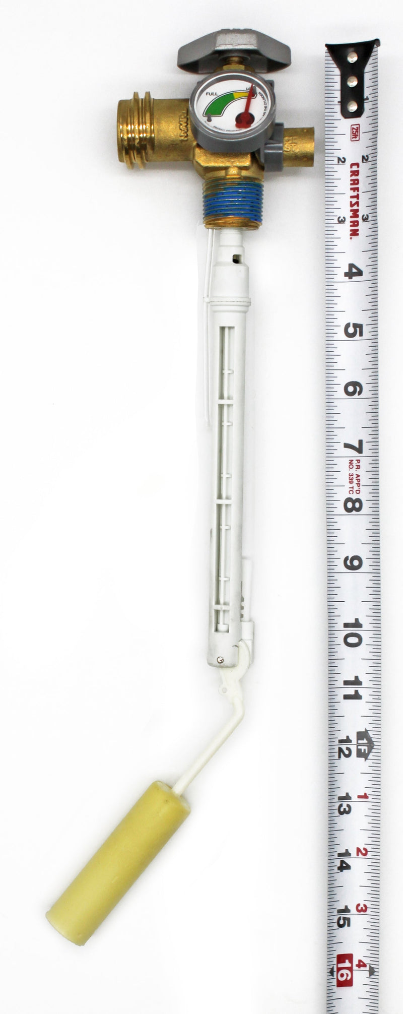Load image into Gallery viewer, Flame King 20lb OPD Valve with Float Gauge
