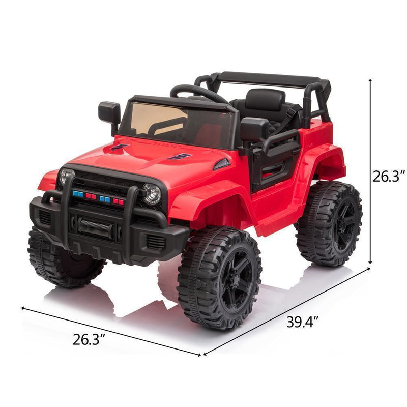 Load image into Gallery viewer, Electric Ride-On Truck for Kids with LED Lights, MP3 Player, and Remote Control
