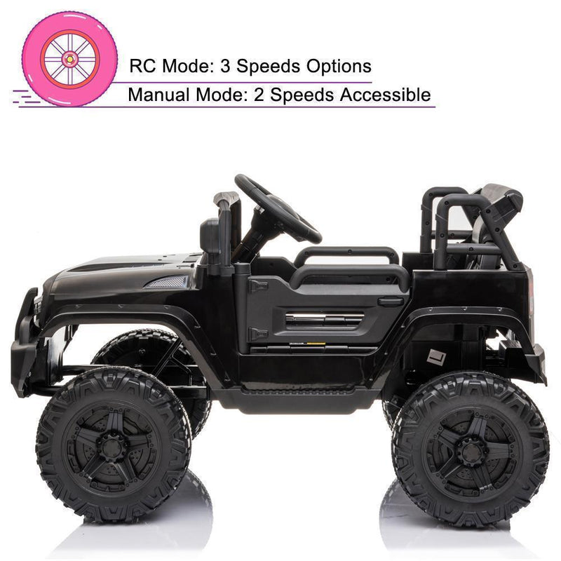 Load image into Gallery viewer, Remote Control Ride On Car Truck with 3 Speed Modes - Perfect for Christmas Fun!
