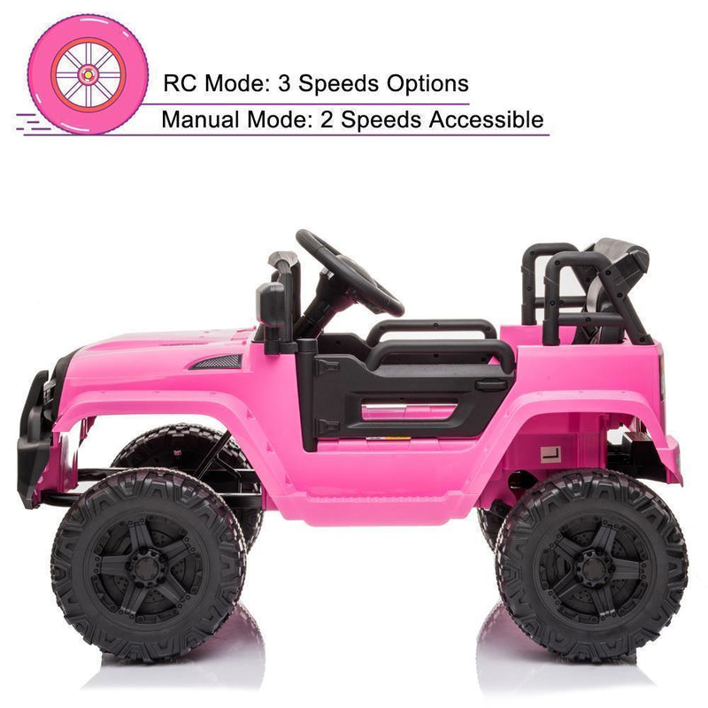 Load image into Gallery viewer, Electric Ride-On Truck for Kids with LED Lights, MP3 Player, and Remote Control
